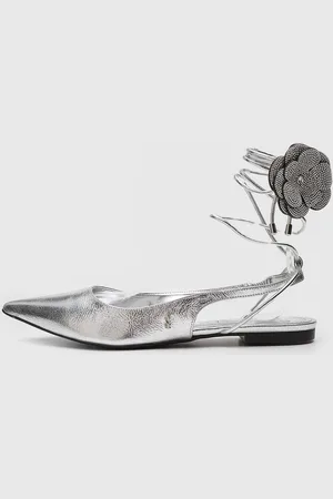 SANTA LOLLA Sapatilha Slingback Flor Hotflix