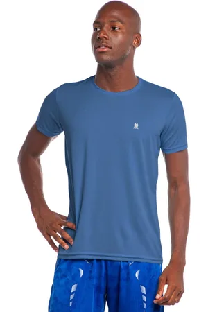 Polo Wear Camiseta Masculina Pw Sports Lisa Escuro