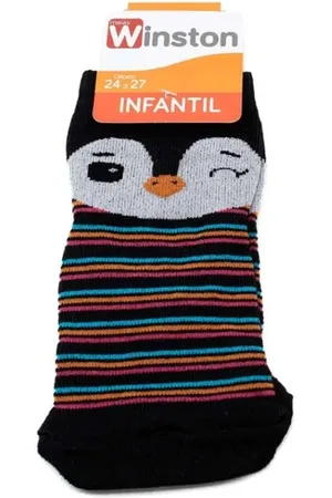 Winston Meia Pinguim 0300035-009 Preto