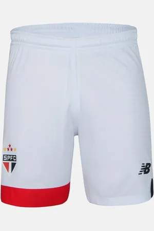 New Balance Calção Home São Paulo 2024 Masculino BRANCO
