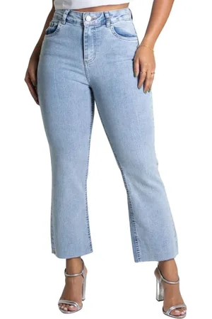 SAWARY Calça Jeans Flare Cropped - 278860 -