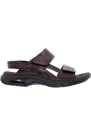 PEGADA Sandália Masculina 133206 Couro Pinhao