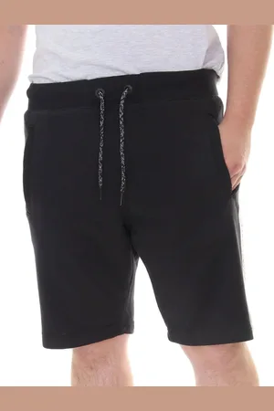 Aeropostale Bermuda Masculina Moletom Side Sash 87 Preta