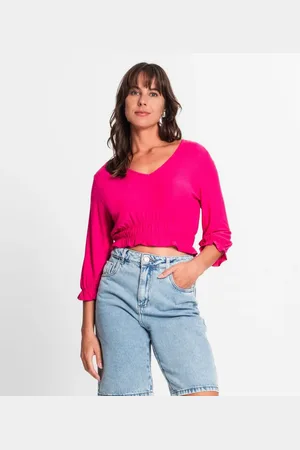 Rovitex Blusa Feminina Manga 3/4
