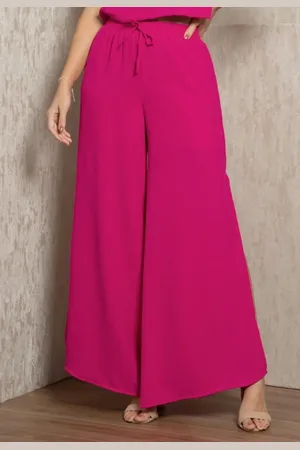 QUINTESS Calça Com Fendas E Bolsos