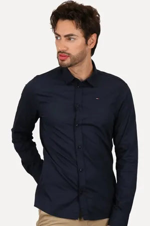 Tommy Hilfiger Camisa Masculina Slim Original Stretch
