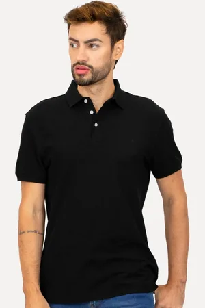 Aramis Polo Masculina Cotton Piquet Basic Preta