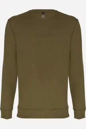 John John Moletom Masculino Embossed Logo Militar