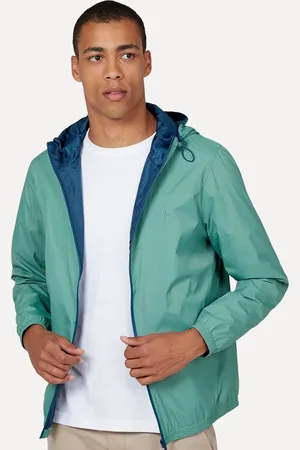 Dudalina Jaqueta Masculina Nylon Hoodie Corta Vento Color Médio