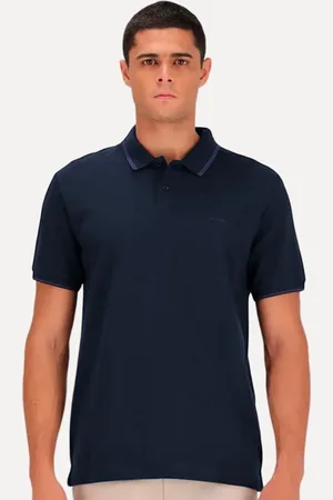 Calvin Klein Polo Piquet Regular Básica Friso