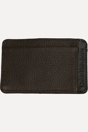 Calvin Klein Carteira Jeans Porta Cartão C0uro Floater Vertical Logo Café