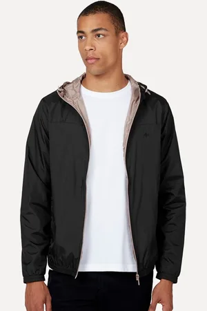 Dudalina Jaqueta Masculina Nylon Hoodie Corta Vento Color Preta