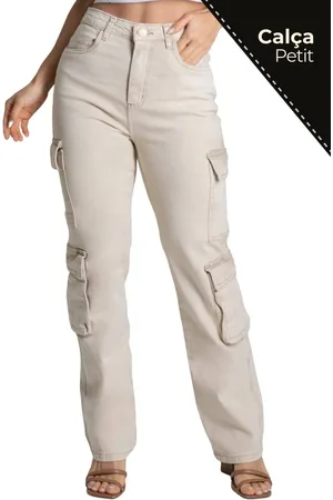 SAWARY Calça Sarja Reta - 278271 -