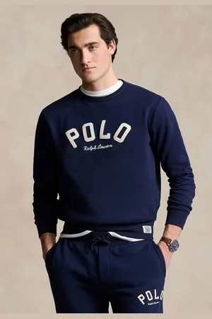 Ralph Lauren Blusa de Moletom Fechada Logo Azul-Marinho
