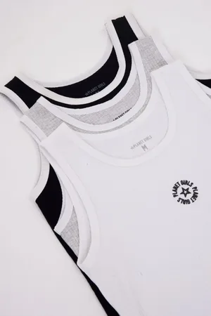 Planet Girls Kit 3 Regatas Femininas Raglan Sortido