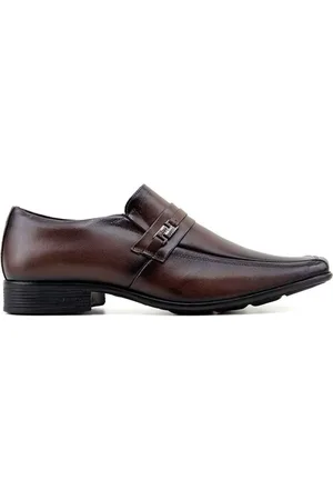 JOTA PE Sapato Social 45022 Couro Marrom