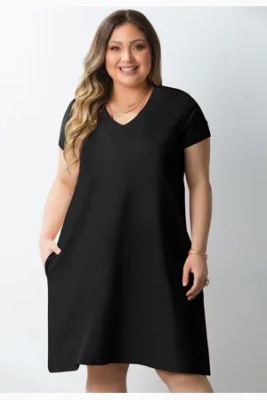 QUINTESS Vestido Em Malha De Viscose