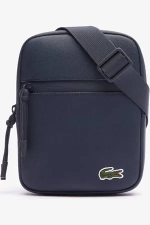 Lacoste Bolsa transpassada masculina LCST em lona revestida