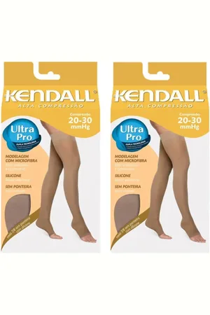 Kendall Kit com 2 Meias 7/8 Alta Compressão sem Ponteira (20-30 mmHg) - 1713