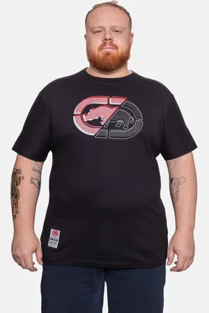Ecko Camiseta Plus Size Masculina Simple Basic Preta