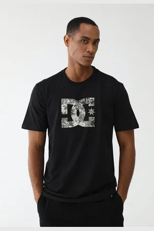 Dcshoes Camiseta Reta Logo Preta