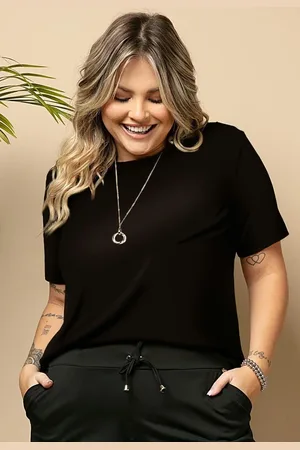 QUINTESS Blusa Com Mangas Curtas