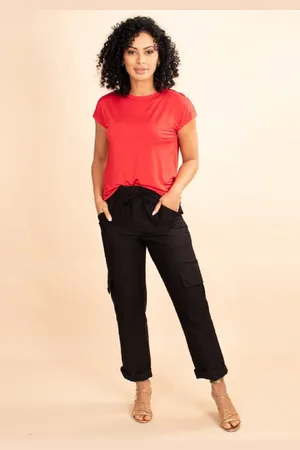 Amazonia Vital Blusa De Malha Gola Canoa Manga Curta