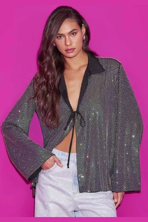 LANCA PERFUME Camisa Descolada Com Aplicação