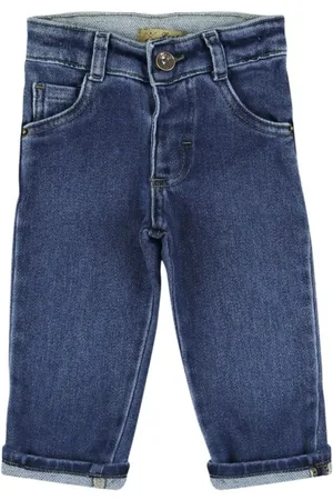 Look Jeans Infantil - Calça Moletom Jeans