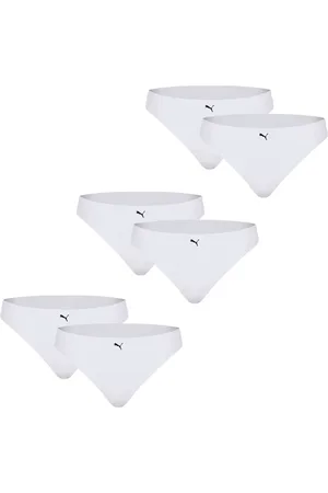 PUMA Kit 6 Calcinhas Corte a Fio Feminina