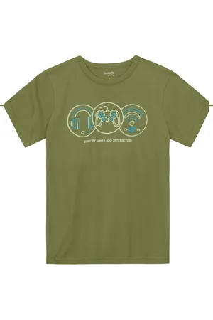 Brandili Infantil - Camiseta menino gamer Young