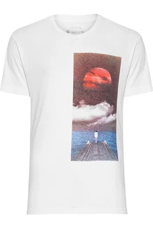 OSKLEN Camiseta Masculina Regular Stone Bridge Branca