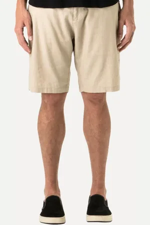 OSKLEN Bermuda Masculina Alfaiataria Basic Linen Areia