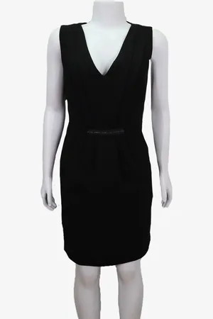 EMIGÊ Vestido Zara Social Drapeados Simétrico Produto Gentilmente Usado