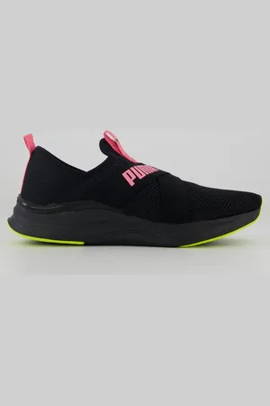 PUMA Tênis Softride Harmony Slip Feminino Preto e Rosa