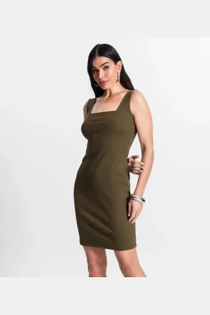 Select Vestido Canelado Feminino