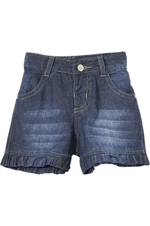Look Jeans Infantil - Shorts Marmorizado Jeans