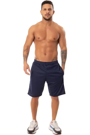 FRISTYLE Bermuda Esportiva Academia Treino Corrida Bolso Masculina