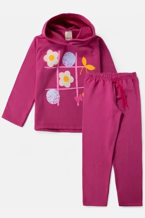 LALUNA Infantil - Conjunto Feminino Moletom WOW 0359