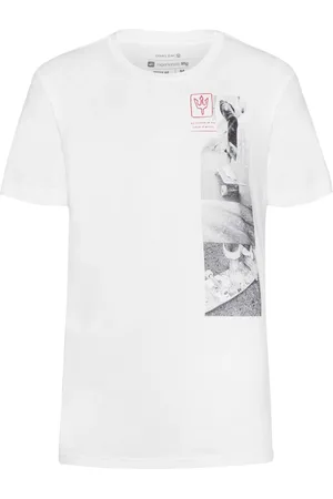 OSKLEN Camiseta Masculina Regular Stone Summer Sk8 Branca
