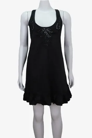 EMIGÊ Vestido Kandinsky Curto Casual Renda Produto Gentilmente Usado