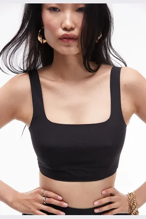 Topshop Regata Cropped Ajustada Lisa