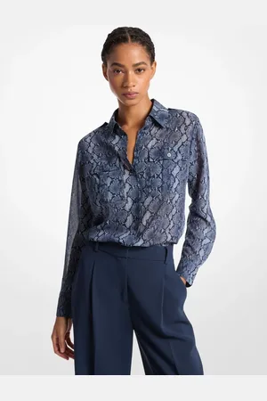 Michael Kors Camisa Georgette De Poliéster Mf440owf4n419