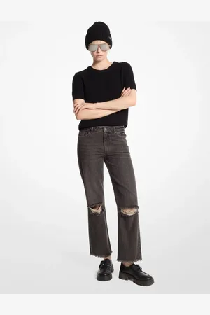 Michael Kors Calça Reta Jeans Mf4905r5g2018