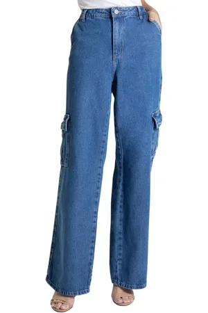 SAWARY Calça Jeans Wide Leg - 278279 -