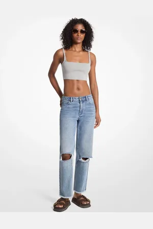 Michael Kors Calça Reta Jeans Mf4905rfau918