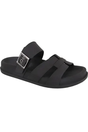 KUENTO SHOES Sandália Papete Ratseira H Chinelo Lançamento Preta