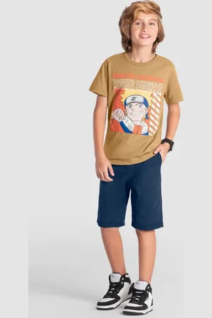 Brandili Infantil - Camiseta menino do naruto