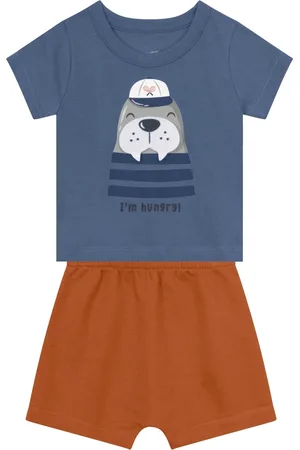 Brandili Infantil - Conjunto menino de leão marinho Baby