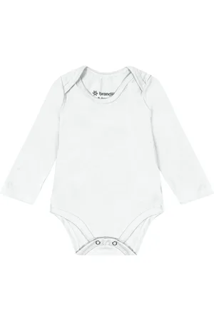 Brandili Infantil - Body Manga Longa Unissex Em Cotton Baby
